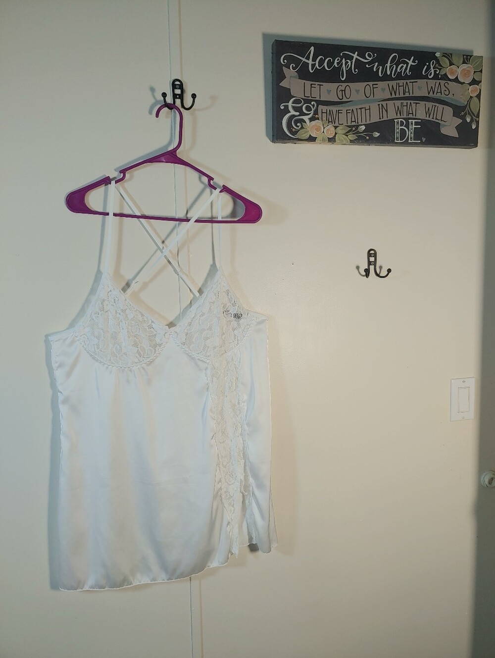 NWOT Avidlove 16W White Super Sexy Lingerie/slip